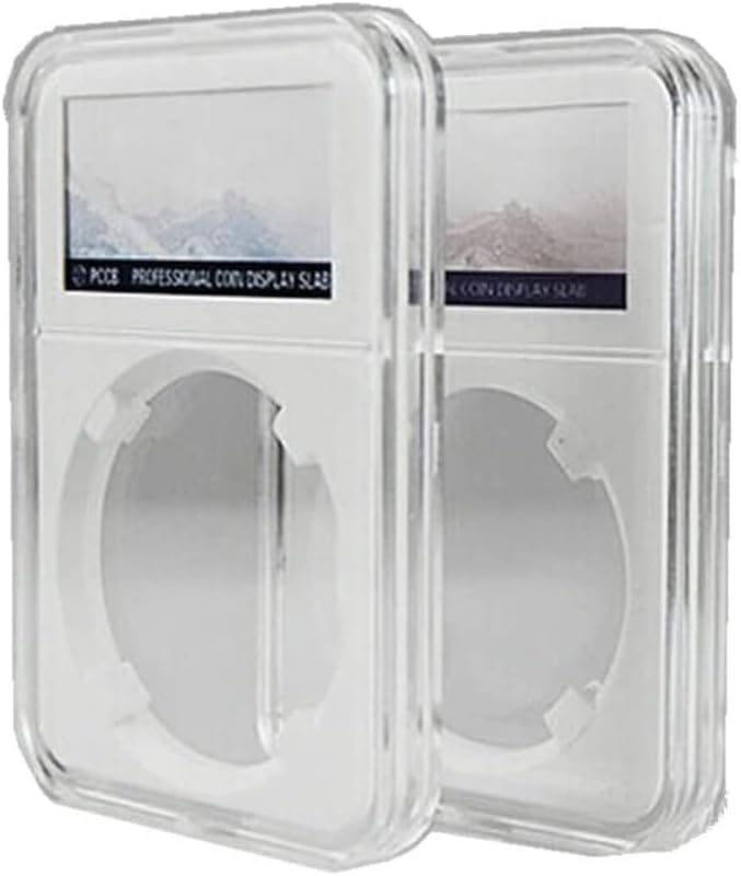 PCCB MINGT 10PCS 34MM Coin Slab Display Acrylic Coin Holder Collection Casing Protector Storage Case for Coin Collection and Supplies - Image 1